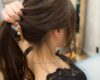 お客様スタイル１１５　ロングヘアーでおくれ毛ポニーテール