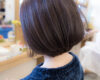 お客様スタイル１４　上品な前下がりボブでオトナ女子に